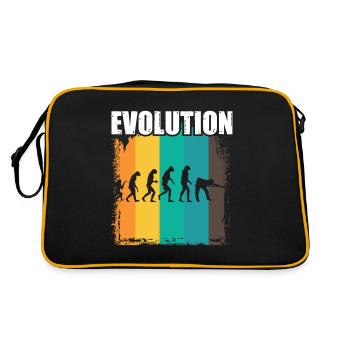 Billard Evolution - Retro Tasche - Schwarz/Gold - Hinten