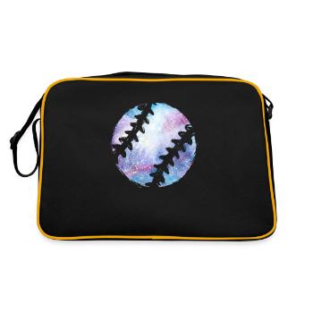 Baseball baseball player - Retro Bag - black/gold - Back