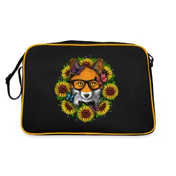 Tournesols Fox Hippie - Sac Retro - noir/or - Dos