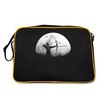 Bow archer moon - Retro Bag - black/gold - Back
