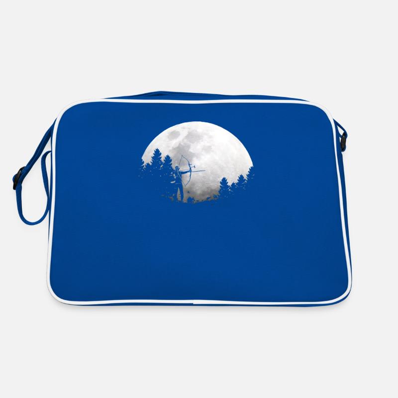 Mond Bogen Bogenschießen Retro Tasche