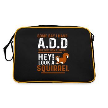 TDAH Trouble déficitaire de l'attention avec - Sac Retro - noir/or - Dos