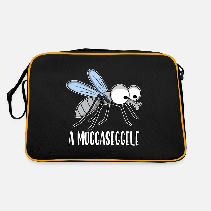 Schwäbisch Spruch Schwarzwald Schwabe Mücke Retro Tasche