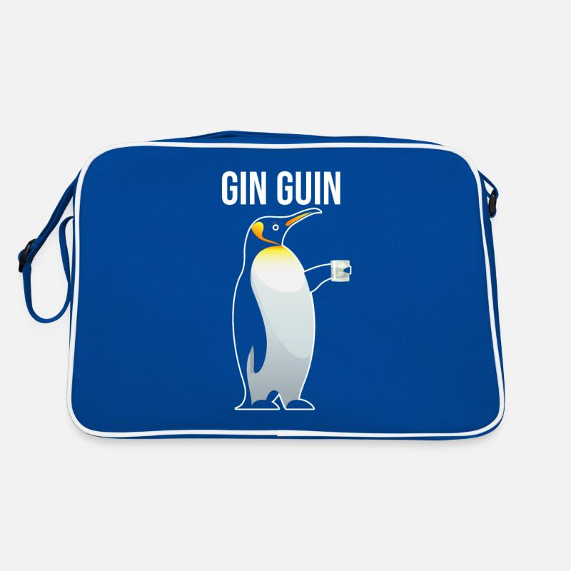 Gin Guin Penguin Gin Bartender Gin cadeau Sac Retro