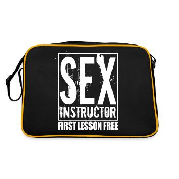 Sex instructor - Retro Bag - black/gold - Back