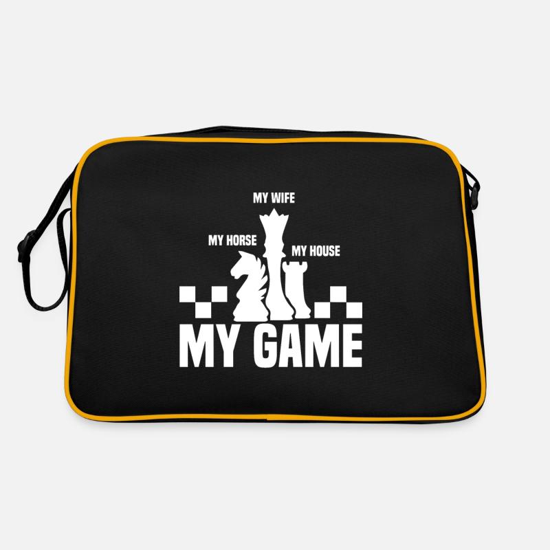 Schach Retro Tasche