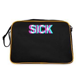 Sick Krank Krass Krasso Sickmode Sick - Retro Bag - black/gold - Back