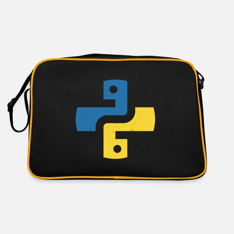 Python Programmiersprache Retro Tasche