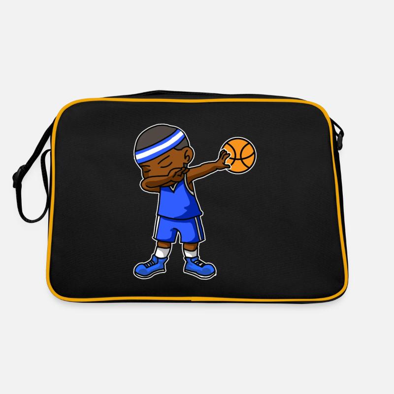 Kinder Basketball Dabbing Dab Geschenk Retro Tasche