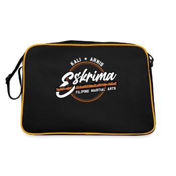 Eskrima Kali Arnis Escrima Art Martial - Sac Retro - noir/or - Dos
