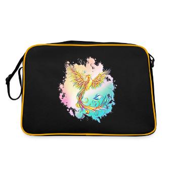 Phoenix - Retro Bag - black/gold - Back