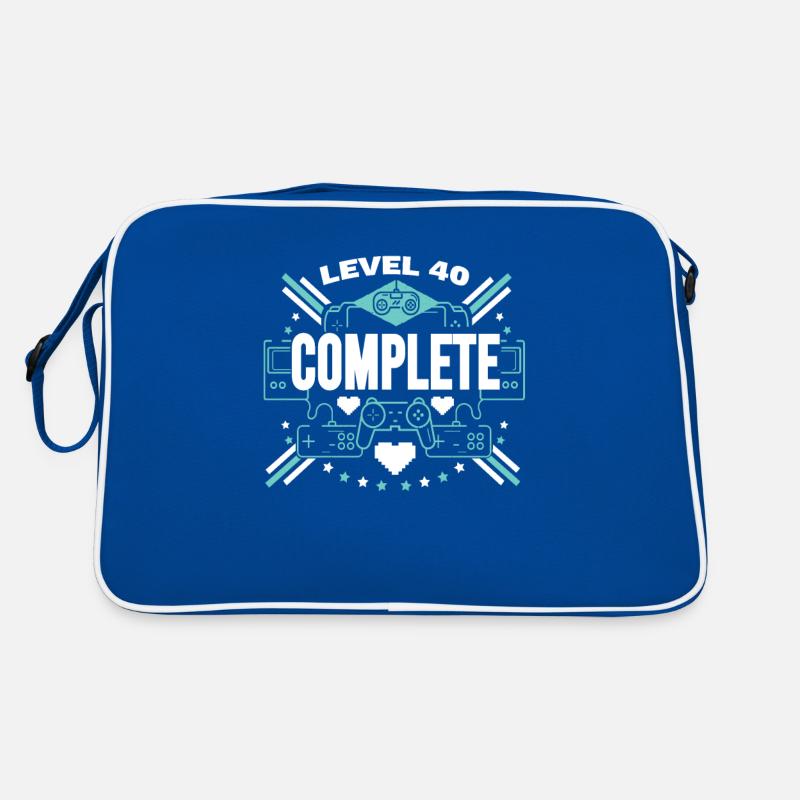 40 Geburtstag Gamer Level Complete 40 Retro Tasche