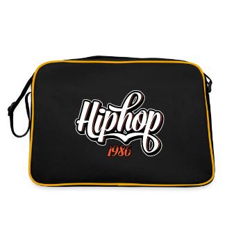 Hip hop clothes - Retro Bag - black/gold - Back