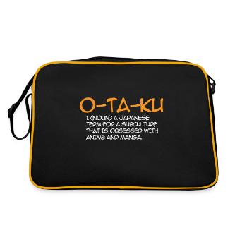 Anime et Manga - Sac Retro - noir/or - Dos