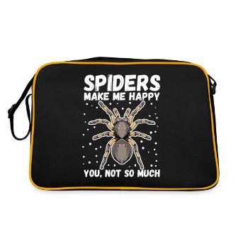 spider - Retro Bag - black/gold - Back