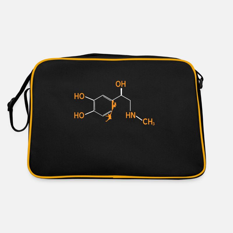 Boulder-Junkie - Retro Tasche - Schwarz/Gold