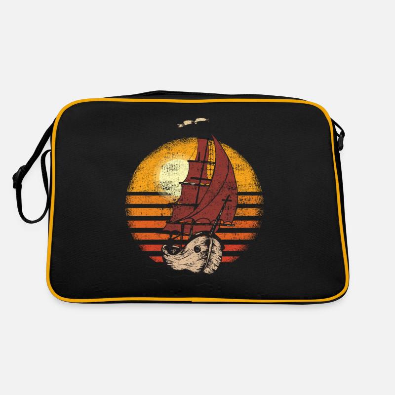 Retro Segeln Vintage Geschenk Retro Tasche