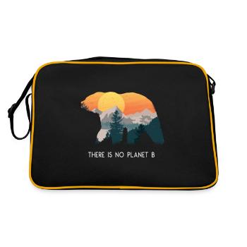 Grève climatique Démo sur le changement climatique Climat - Sac Retro - noir/or - Dos