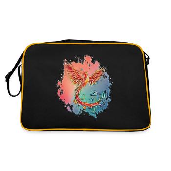 Phoenix - Retro Bag - black/gold - Back