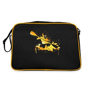 Kayak Kayak Kayaker - Retro Bag - black/gold - Back