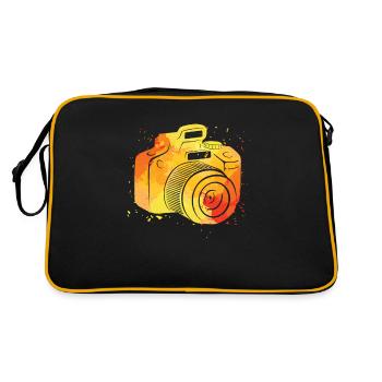 Photographe Photographe Photographie Appareil photo - Sac Retro - noir/or - Dos