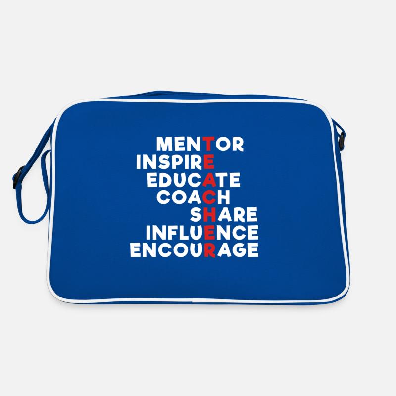Teacher Teacher Mentor Inspire Coach Share Educate Retro Bag
