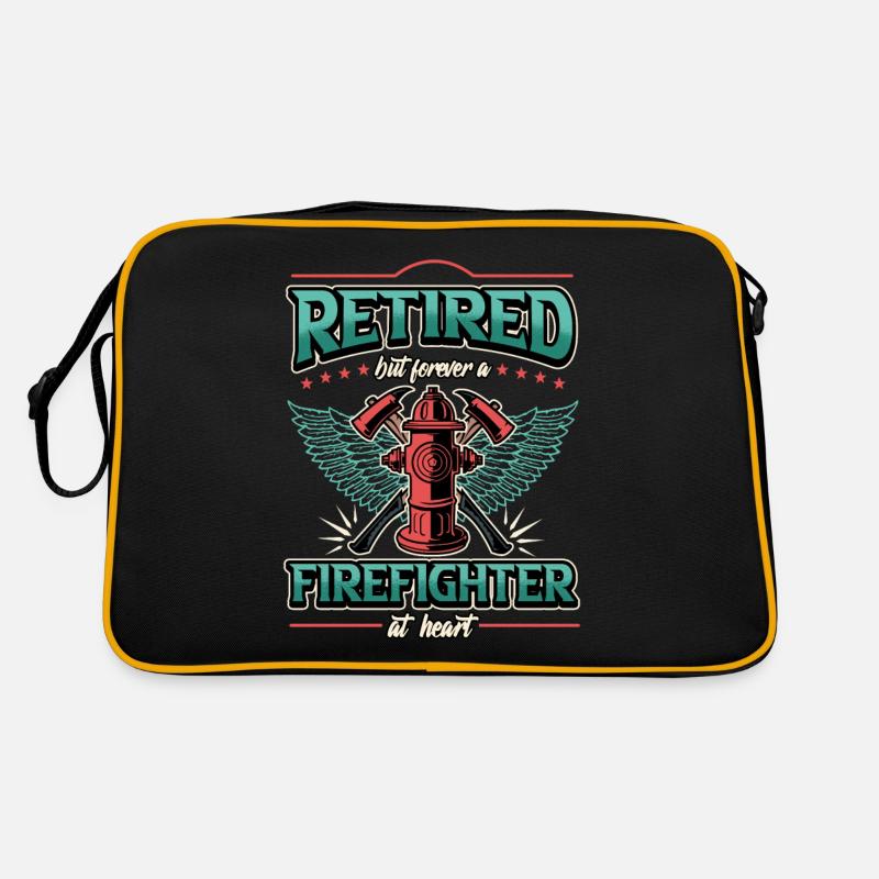 Drôle pompier pompier sort cadeau Sac Retro