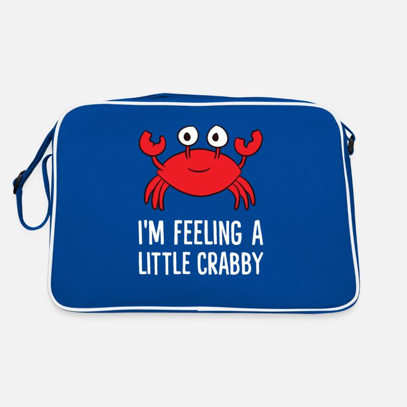 Krabbe I'm Feeling A litte bit Crabby Lustige Retro Tasche