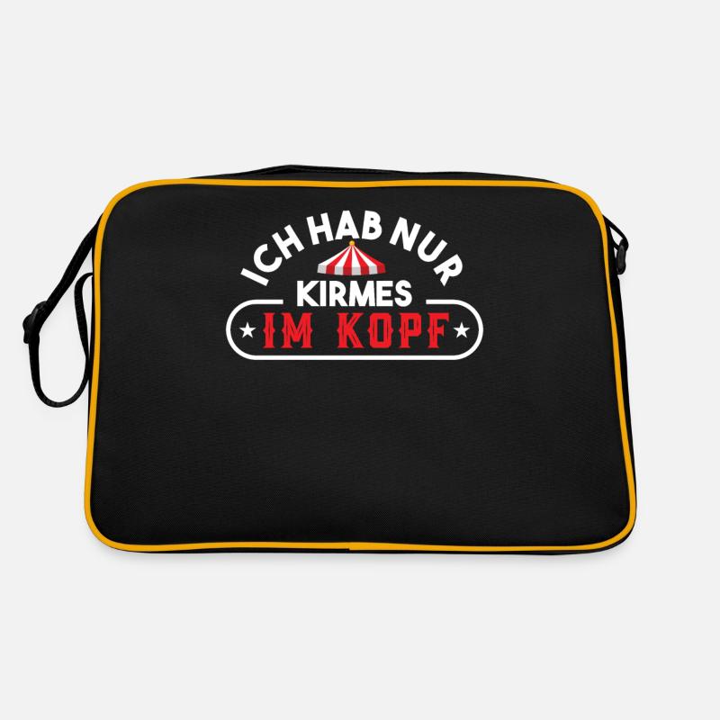 Schausteller Kirmes Rummel Achterbahn Geschenk Retro Tasche