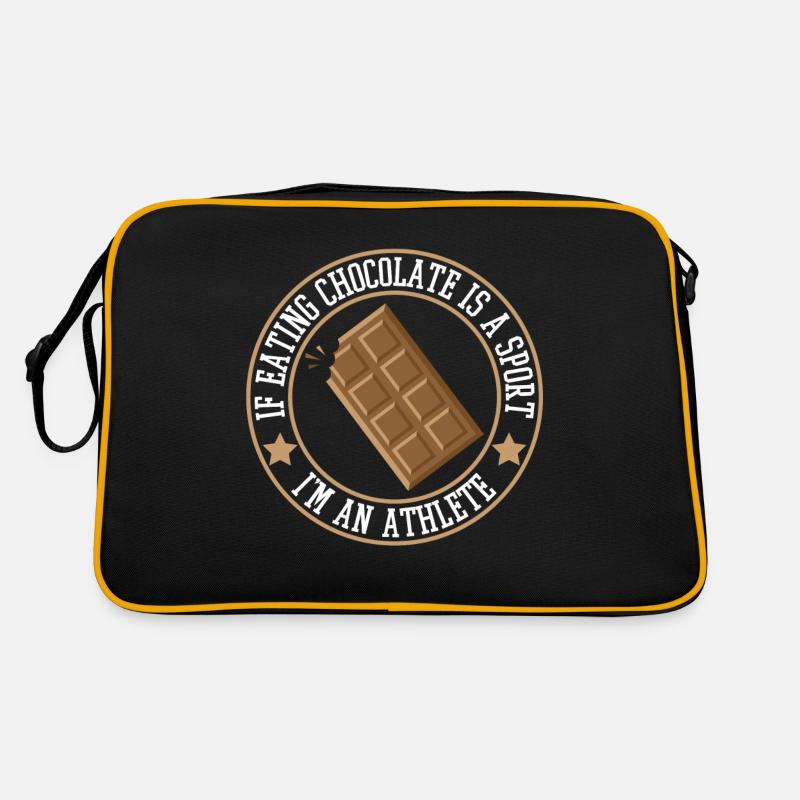 Chocolat Chocolat Schoki - Sac Retro - noir/or