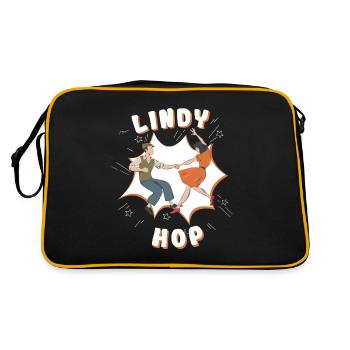 Design Lindy Hop pour votre partenaire de danse - Sac Retro - noir/or - Dos