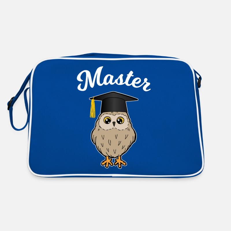 Master Owl Funny Studying Graduation Gift Retro Bag