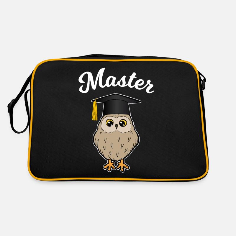 Master Owl Funny Studying Graduation Gift Retro Bag