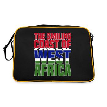 Gambie - Sac Retro - noir/or - Dos