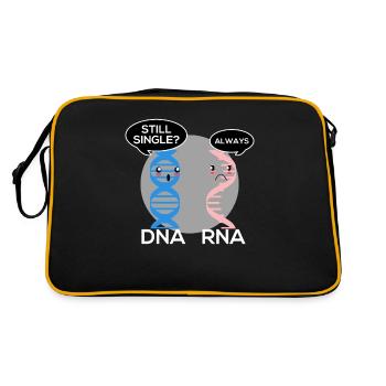 Biologiste génétique cadeau bio professeur ADN ARN - Sac Retro - noir/or - Dos