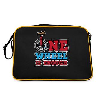 Monocycle One Wheel Monocylce est assez d'équilibre - Sac Retro - noir/or - Dos