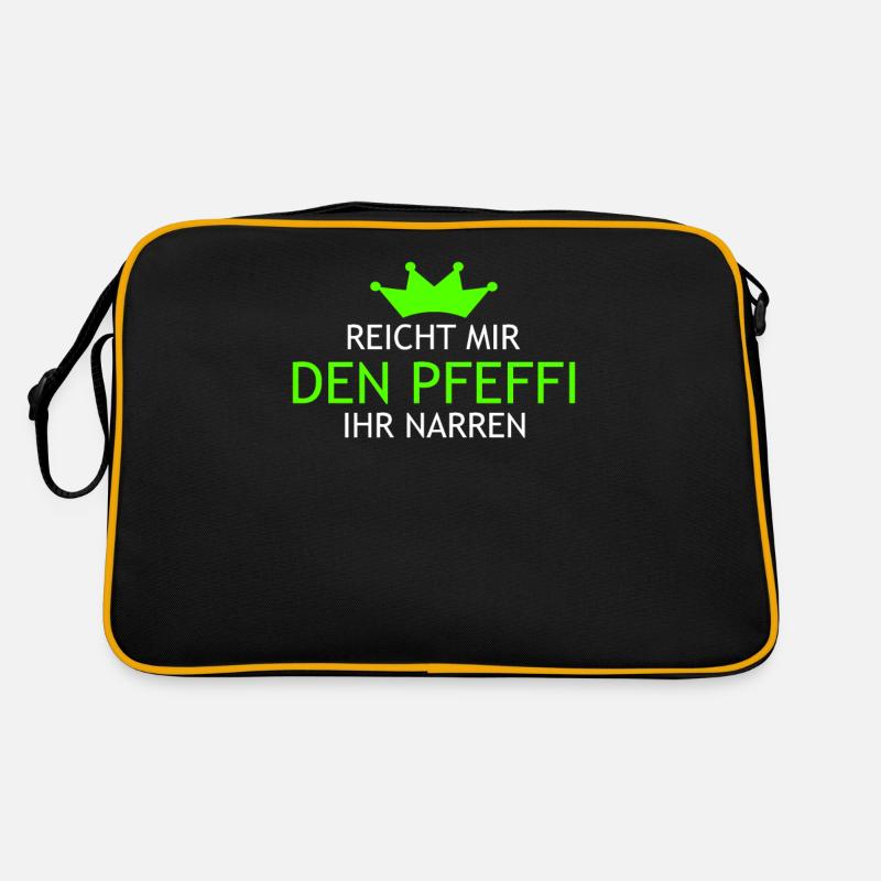 Pfeffi Spruch Retro Tasche