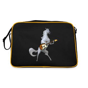 Guitariste de guitare - Sac Retro - noir/or - Dos