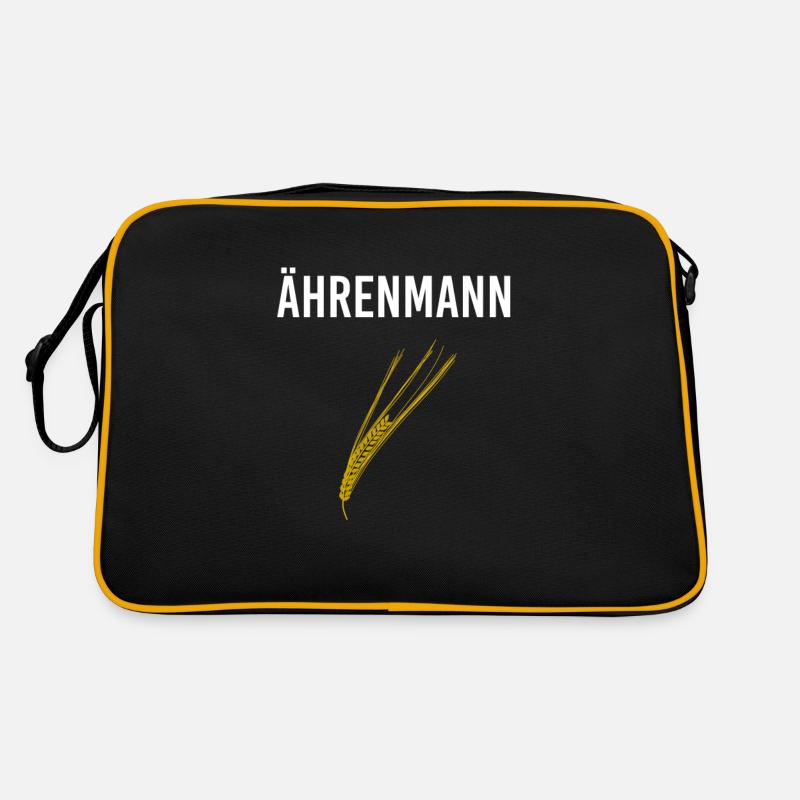 Ährenmann Bauer & Landwirt mit Ehre Getreide Retro Tasche