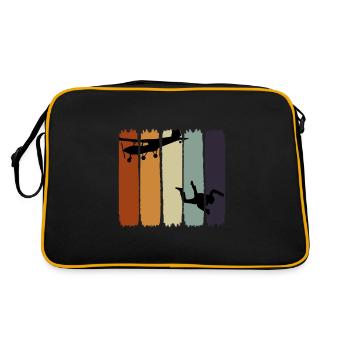 Saut de base de cadeau de parachutisme parachutisme - Sac Retro - noir/or - Dos