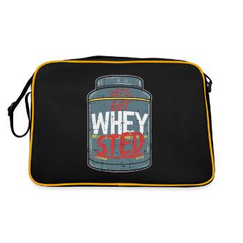 Bodybuilding - Retro Bag - black/gold - Back