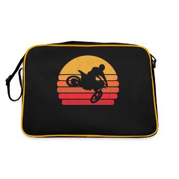 Retro Supercross MX Motocross - Retro Bag - black/gold - Back