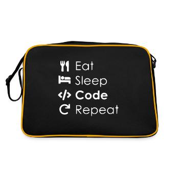 Programming - Retro Bag - black/gold - Back