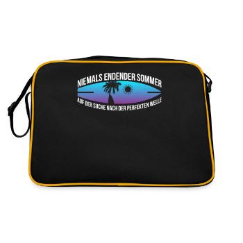 Surf surf - Sac Retro - noir/or - Dos