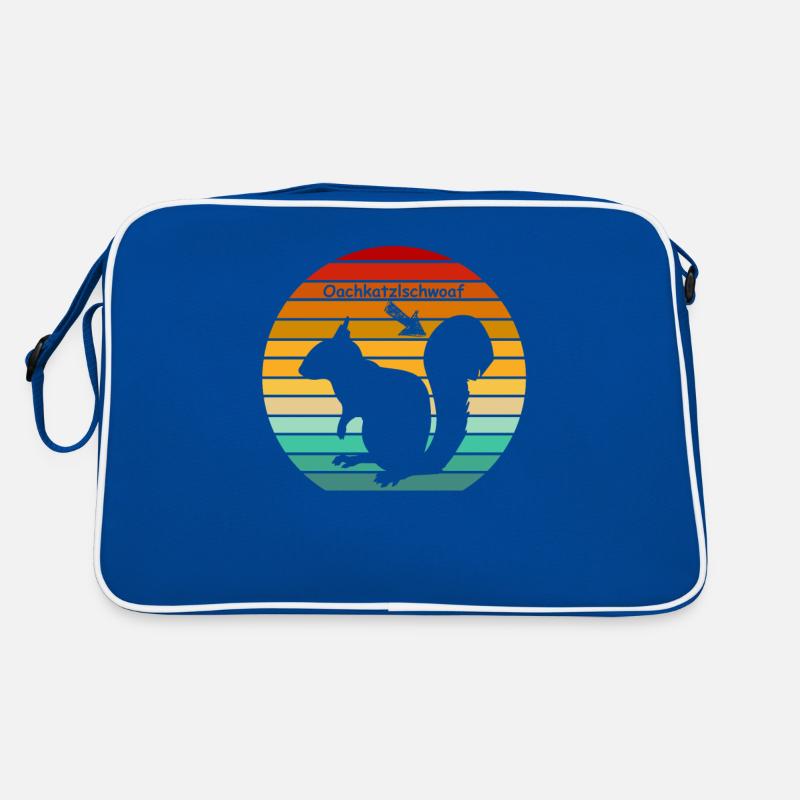 Oachkatzlschwoaf Eichhörnchen vintage Dialekt Retro Tasche
