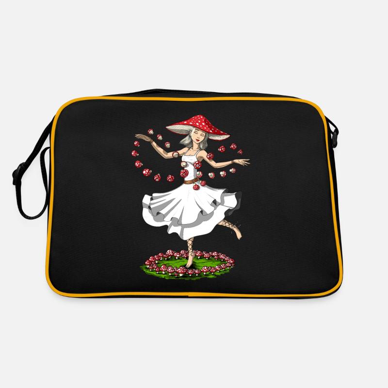 Champignon magique hippie Sac Retro