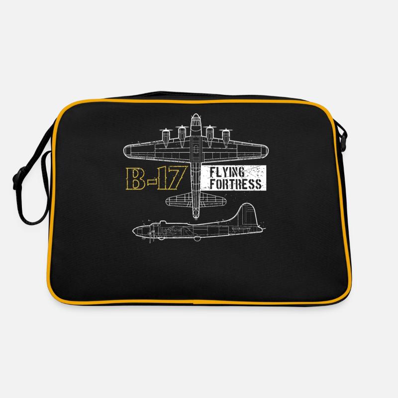 B17 Flying Fortress Geschenk, Luftwaffe, Luftfahrt Retro Tasche