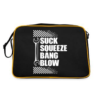 Suck Squeeze Bang Blow - Retro Bag - black/gold - Back