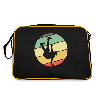 Retro Breakdancing Bboying Breakdancing - Retro Bag - black/gold - Back