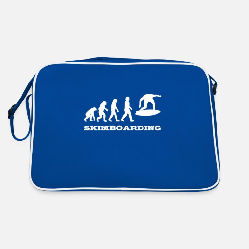 Skimboarding Evolution Skimboard Surfer Geschenk Retro Tasche